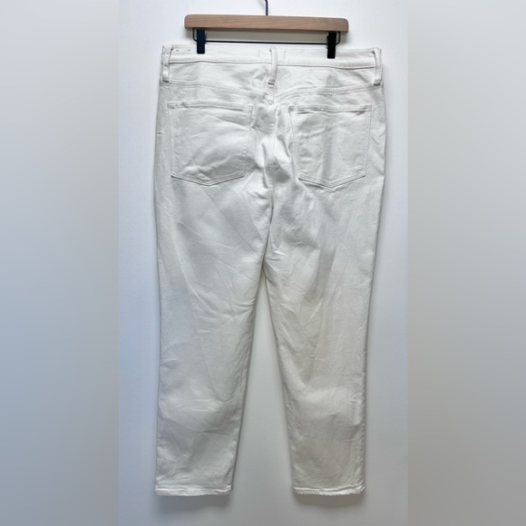 Madewell The High-Rise Slim Boyjean in Tile White Size 32 - Picture 5 of 14